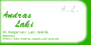 andras laki business card